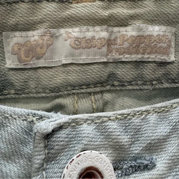C7P A Chip And Pepper Production Laguna Beach Flare Jeans Size 3 - Picture 6 of 12